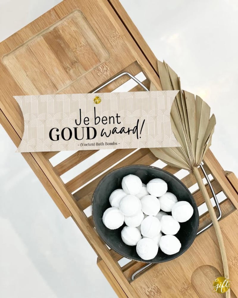 Bathbombs - je bent goud waard